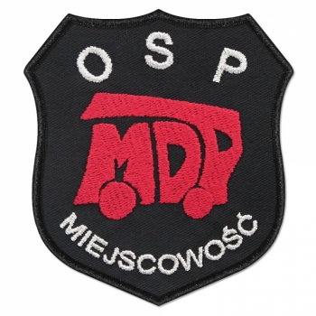 Emblemat MDP + MIEJSCOWOŚĆ